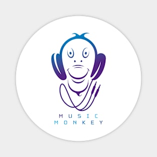 Music Monkey Magnet